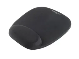 Muismat Kensington met polsondersteuning foam zwart