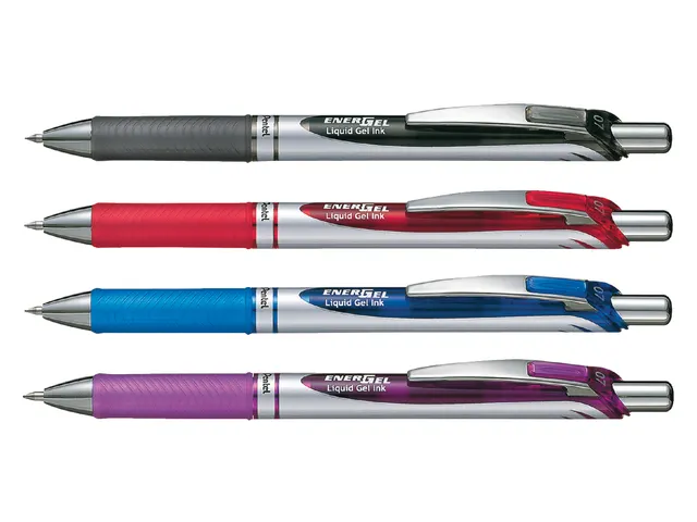 Gelschrijver Pentel Energel BL77 zwart 0.4mm