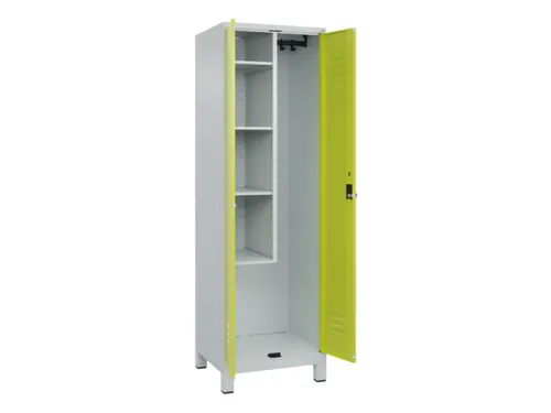 schoonmaakkast,HxBxD 1950x600x500mm,links 4vakken