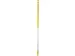 Manche en aluminium 2937-6 ergonomique jaune 150cm Ø31 mm