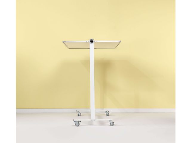 Mobile whiteboard stand 120x200cm