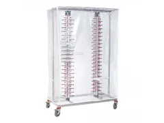 Hoes voor dubbel Bordenrek 168 borden 172x120x60cm