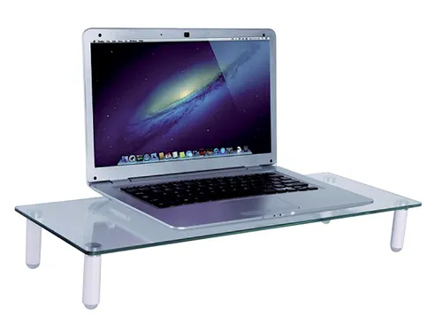 Monitor/laptop standaard SMonitor10 Transparant 8x56x21cm