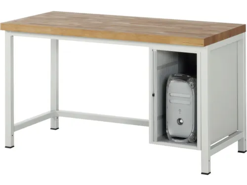 pc-roldeurkast,v. werkbank,HxBxD 620x360x650mm,kabeldoorvoer
