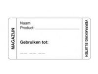 Daymark Sticker Label Magazijn afwasbaar Rol 250 Stuks