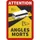 waarschuwingsbord,Attention Angles Morts Bus,folie,geel/zwart/rood/wit