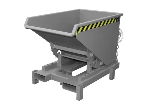 Zwaarlast-kiepbak,HxLxB 970x1260x805mm,0,3m³,draagverm. 4000kg,RAL700