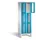 lockerkast 1850x610x500mm 2x3 vakken Cilinderslot Poten, RAL5012