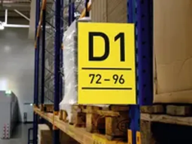 OUTLET Gangpadbord zelfklevend A4 staand PET transparant