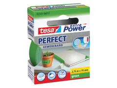 Plakband Tesa textiel 19mmx2.75m groen