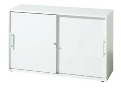 Schuifdeurkast 1100x1200x400mm Kastromp/Front Lichtgrijs/Lichtgrijs