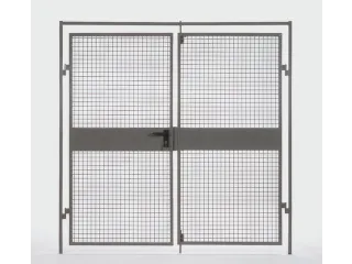 dubbele vleugeldeur,v. scheidingswandsysteem,HxB 2200x2000mm,RAL5002 - 1