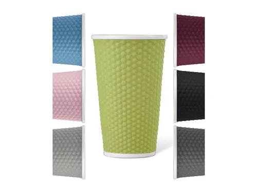 Beker porselein Les Artistes Paris 450ml met siliconen grip Groen