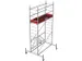 échafaudage pliable,H de travail 4,8m,échafaudage H 4m