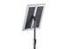 Support information sur pied avec cadre clipsable A4 aluminium
