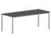 In hoogte verstelbaar bureau,HxBxD 720-840x2000x800mm,MS-donkergrijs