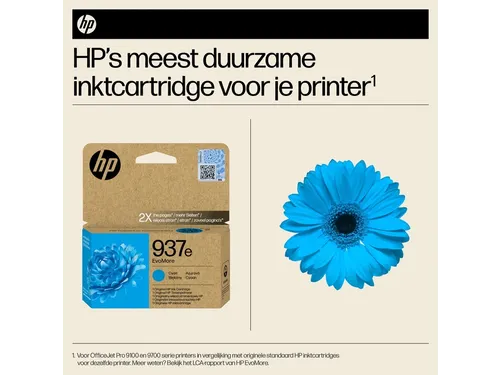 Inktcartridge HP 4S6W6NE 937E Evomore blauw