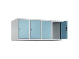 opzetkast,v. locker,4vak.,vak B 300mm,HxBxD 500x1200x500mm