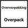 Etiket OVERVERPAKKING/OVERPACK 1000 etiketten per rol 100x100mm
