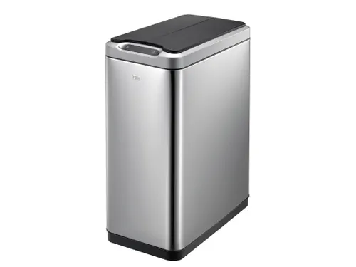 Stijlvolle Afvalbak Phantom Sensor Bin 45 Liter Mat Rvs Zwart
