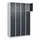 lockerkast,HxBxD 1850x1200x500mm,4x4vakken,vak B 300mm,cil.-slot