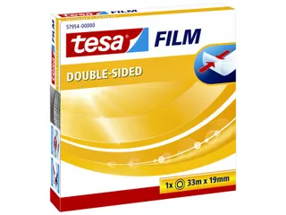 Dubbelzijdige plakband Tesa film 19mmx33m - 1