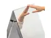Stoepbord Spiegel 50x70cm BOND panelen met zilver alu frame