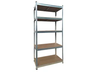 Stellingkast BRASQ 5 borden 90x40x180cm SU175 max 875 KG zilver - 2