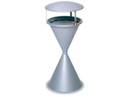 Zandasbak Zilver M 960 x 440 mm Overkapping Ketting En Hangslot