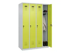 locker,HxBxD 1850x1200x500mm,4vak,vak B 300mm,draaigrendel