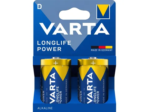 Batterij Varta Longlife Power 2x D