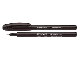 Fineliner Schneider Topliner 967 Zwart 0.4mm - 1