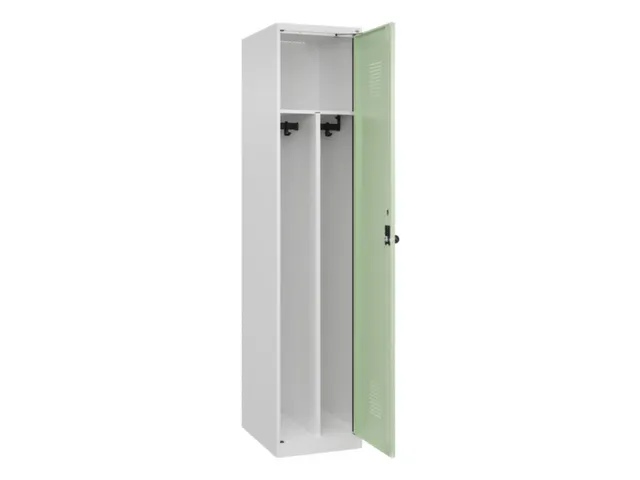 locker voor scheiding van kleding,HxBxD 1850x400x500mm,1vak