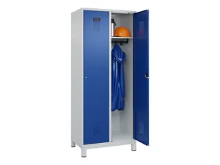 locker,HxBxD 1950x800x500mm,2vak,vak B 400mm,cil.-slot,voeten - 1