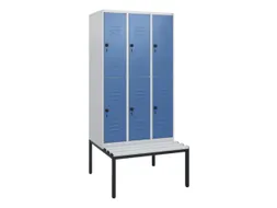 Dubbeldekse dekenkist,HxBxD 1950x900x815mm,3x2vak.,vak B 300mm