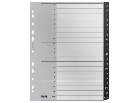 Tabblad Leitz Recycle A4 11-gaats A-Z extra breed PP