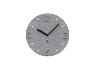 wandklok recycled PET grijs 30 cm. - 1