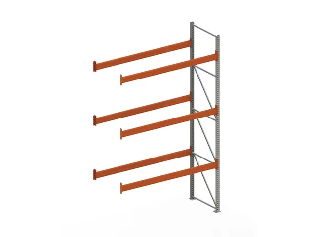 palletstelling,aanbouwveld,HxBxD 4400x2785x1100mm,vakl. 3000kg
