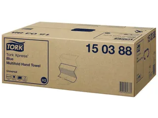Tork 150388 H2 Xpress Multifold Handdoek Universal 2-laags Blauw - 1
