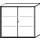 kantoorkast HxBxD 1150x1200x430mm romp esdoorn decor front onyxgrijs