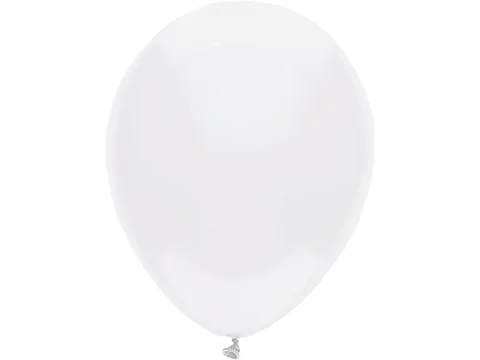 Ballonnen uni wit Ø30cm
