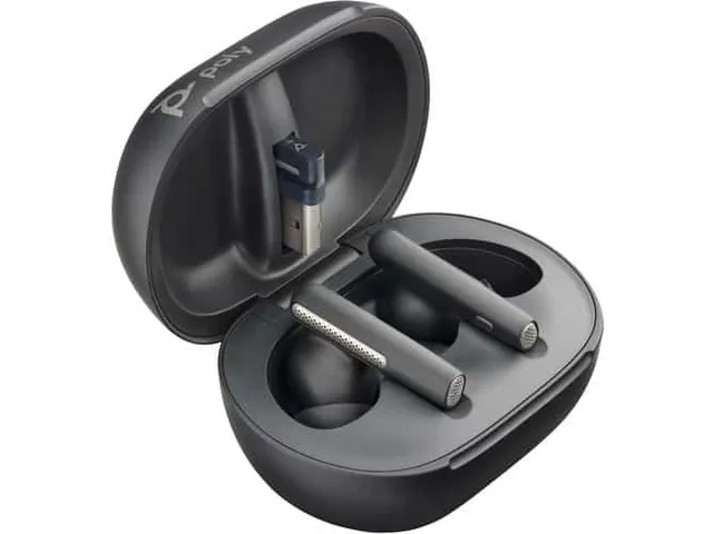 Poly Voyager free 60+ Uc Earbuds+Bt700C+Tschc wireless carbon in-ear