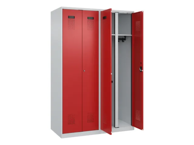 locker voor scheiding van kleding,HxBxD 1850x1200x500mm,4vak