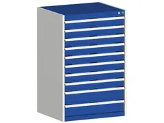 ladekast,HxBxD 1200x800x650mm,10lade(n),lade voor normale belastingen