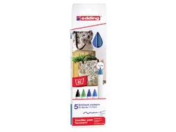 Viltstift edding 4600 textiel rond 1mm koel assorti
