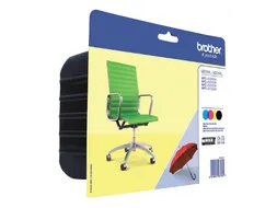 Brother LC-229XLVALBP Inktcartridge Zwart + 3 Kleuren HC