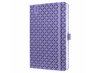 Weekagenda Flair A5 2026 (NL/FR/EN/DU) Dark Purple Hardcover - 1