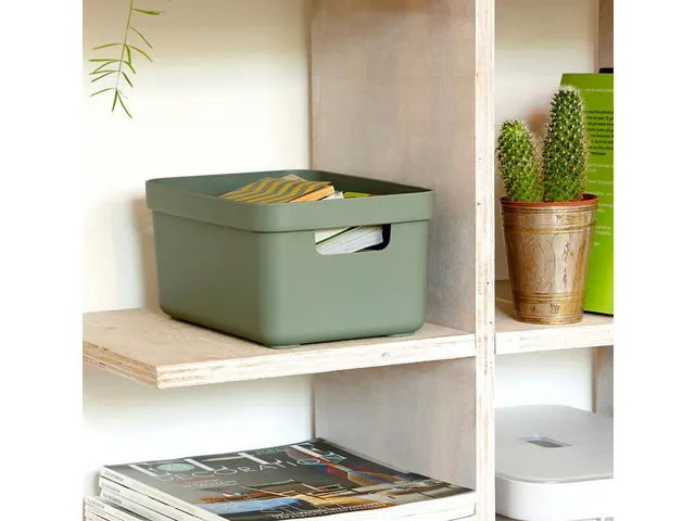 Sigma Home opbergbox 5L donkergroen - 25,2x17,5x12,2cm