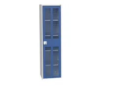 universele kast,HxBxD 2000x525x550mm,4xStalen bodem,draaigrendelslot