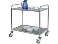 RVS serveerwagen draagverm. 200kg 2etage(s) LxB 860x540mm RVSetage(s)